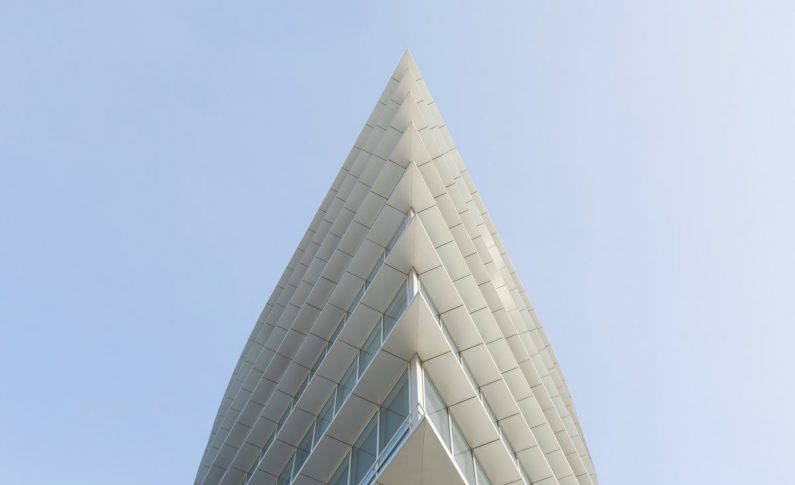 A Modern White Building