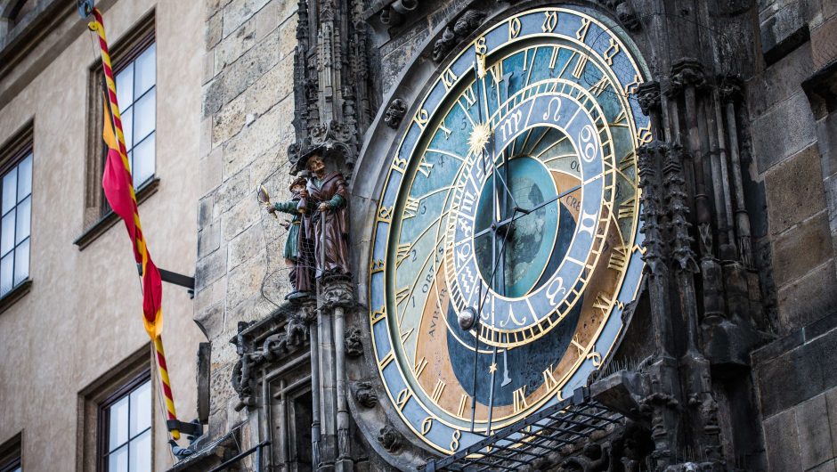 Prague Astronomical Clock in the Old Town Square